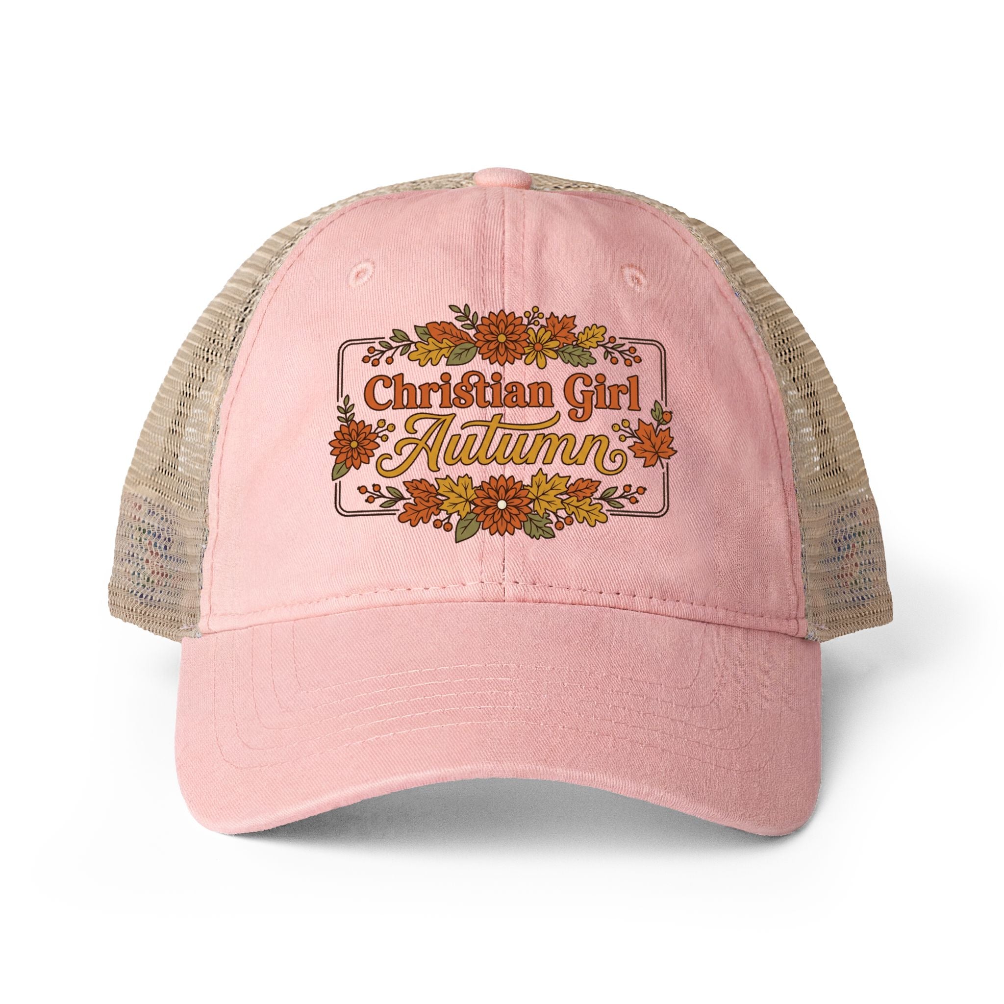 Women's Washed Mesh-Back Cap