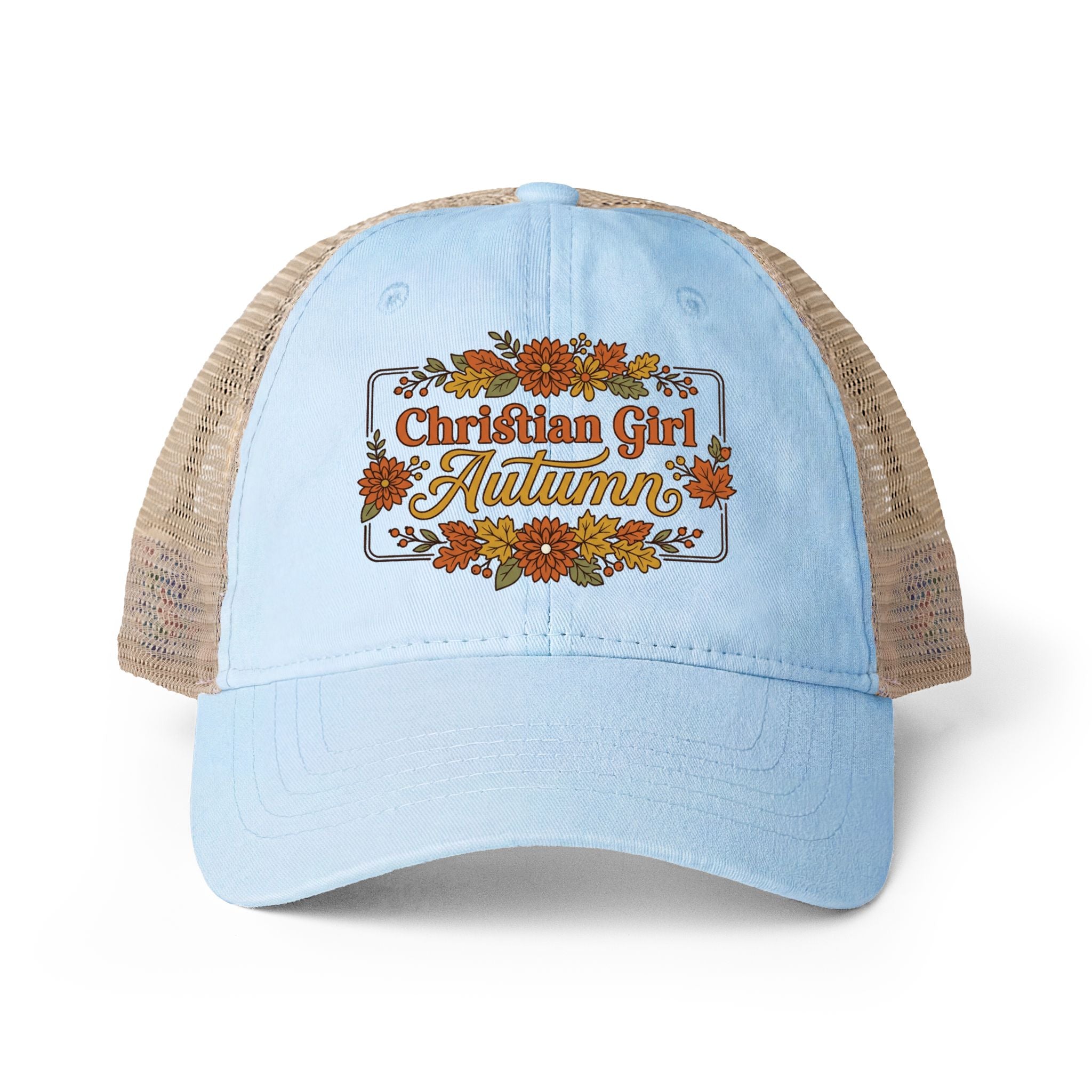 Women's Washed Mesh-Back Cap