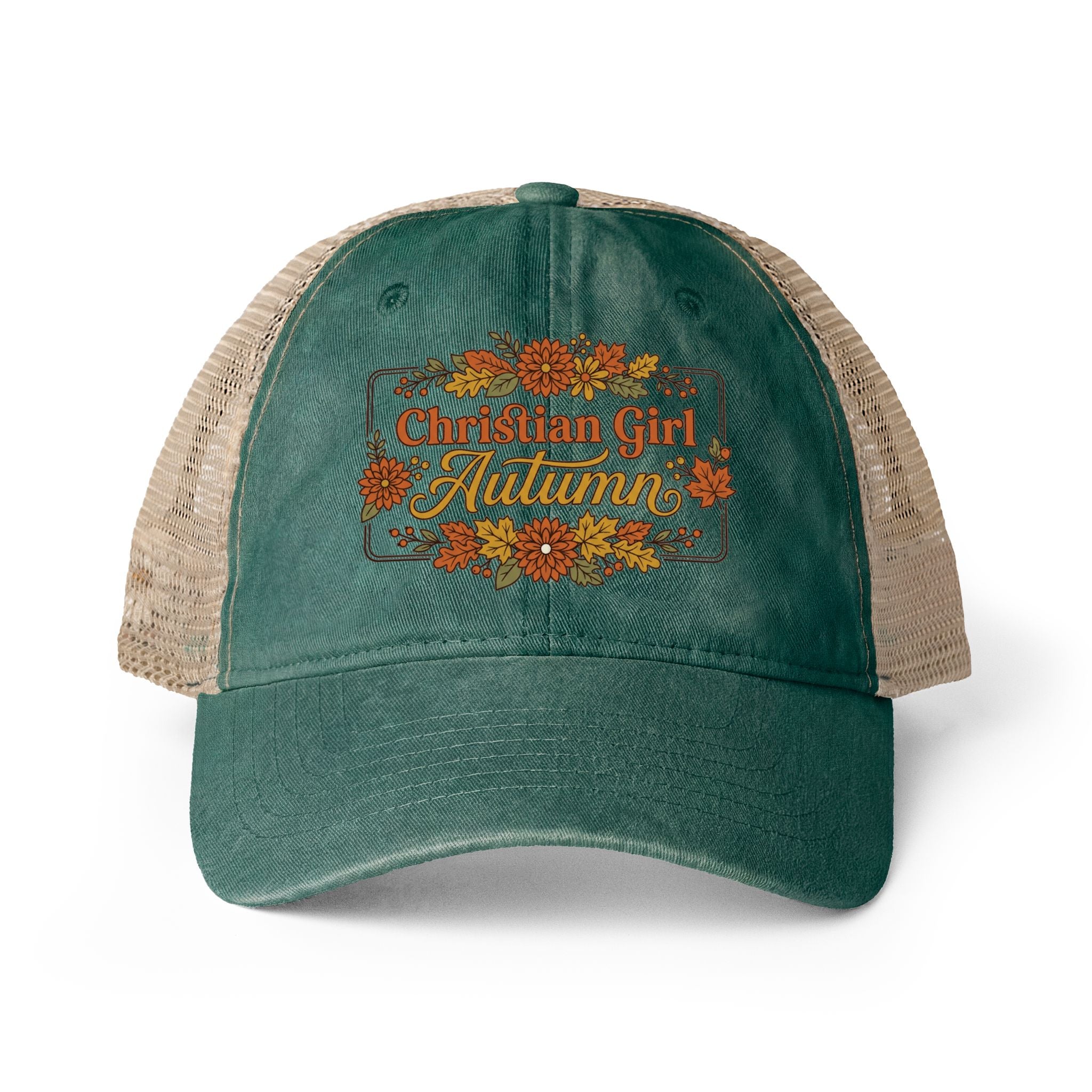 Women's Washed Mesh-Back Cap