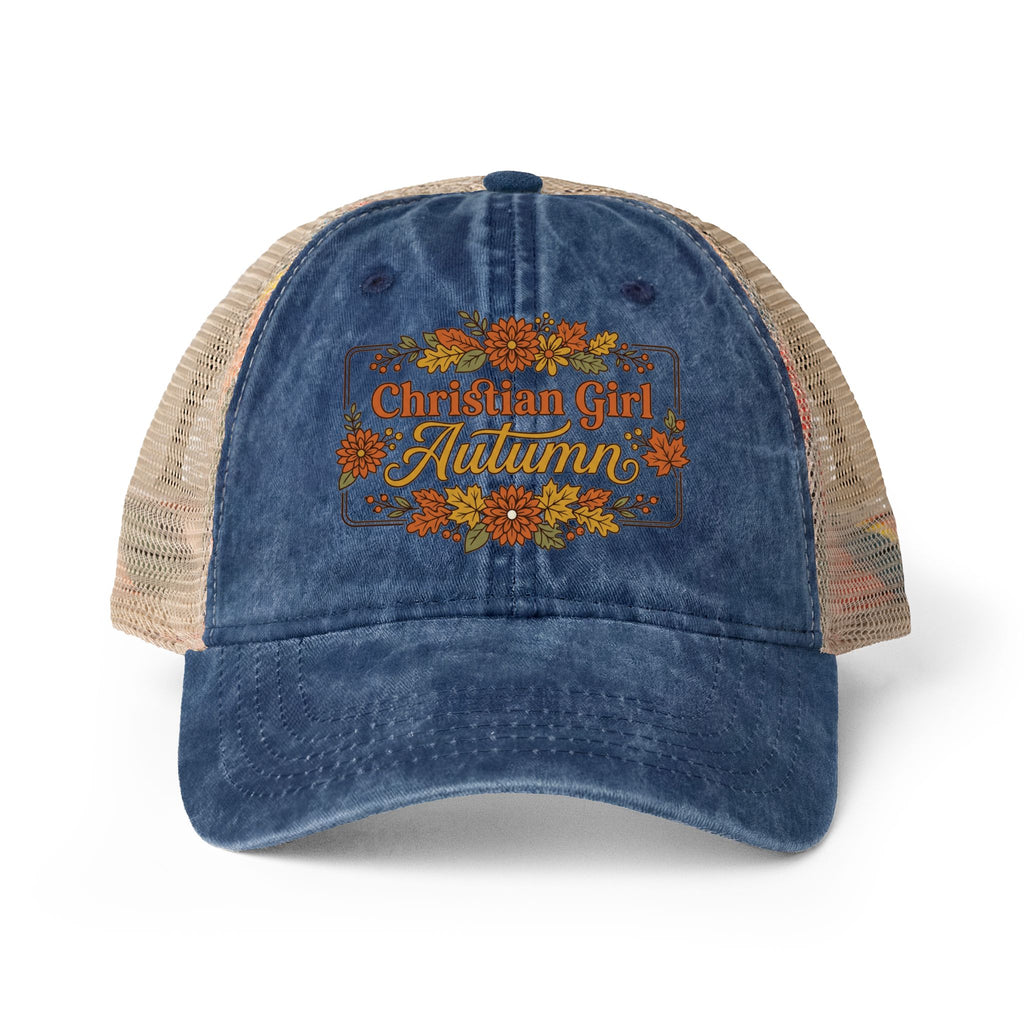 Women's Washed Mesh-Back Cap