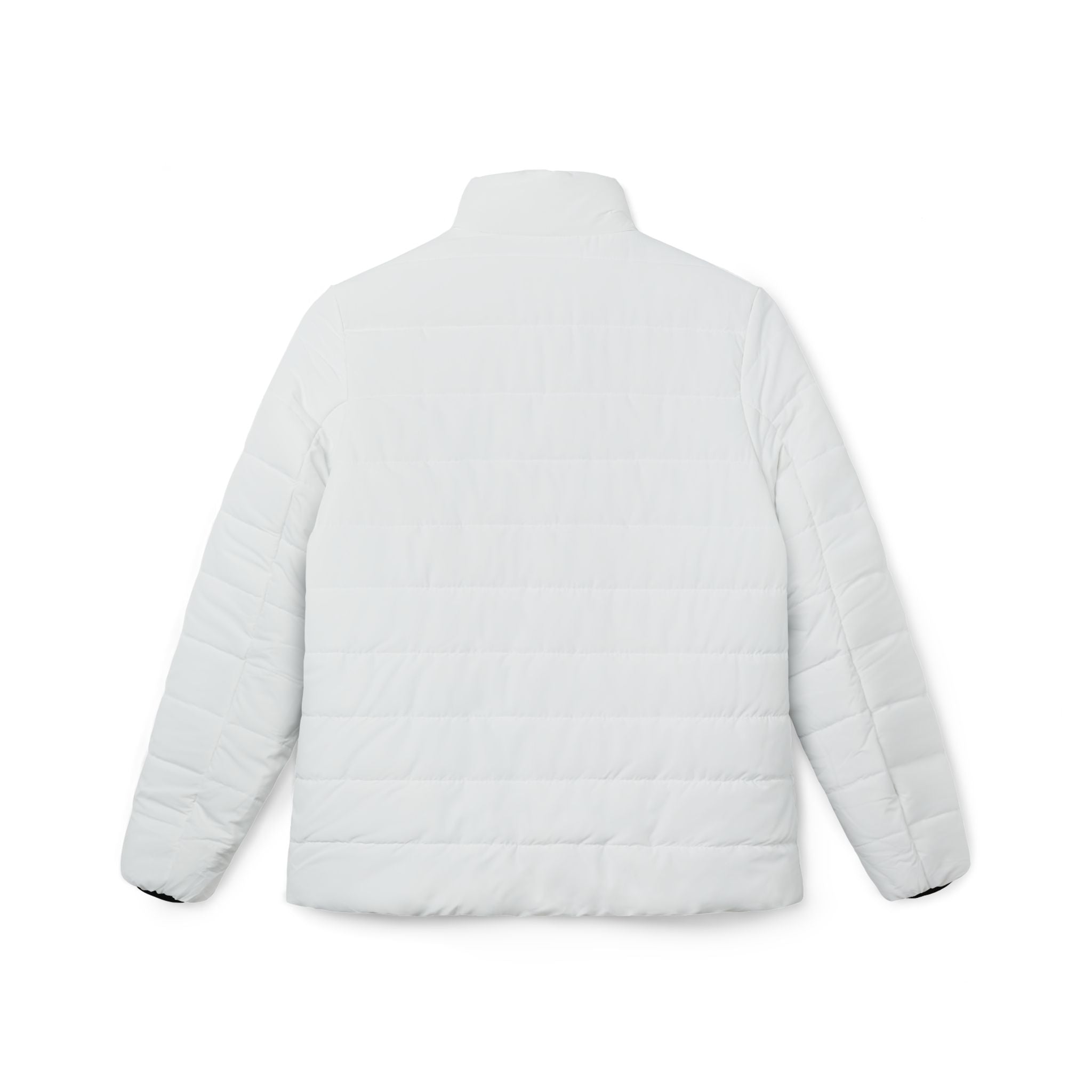 Women’s Puffer Jacket — Cozy Vintage Patch Winter Coat