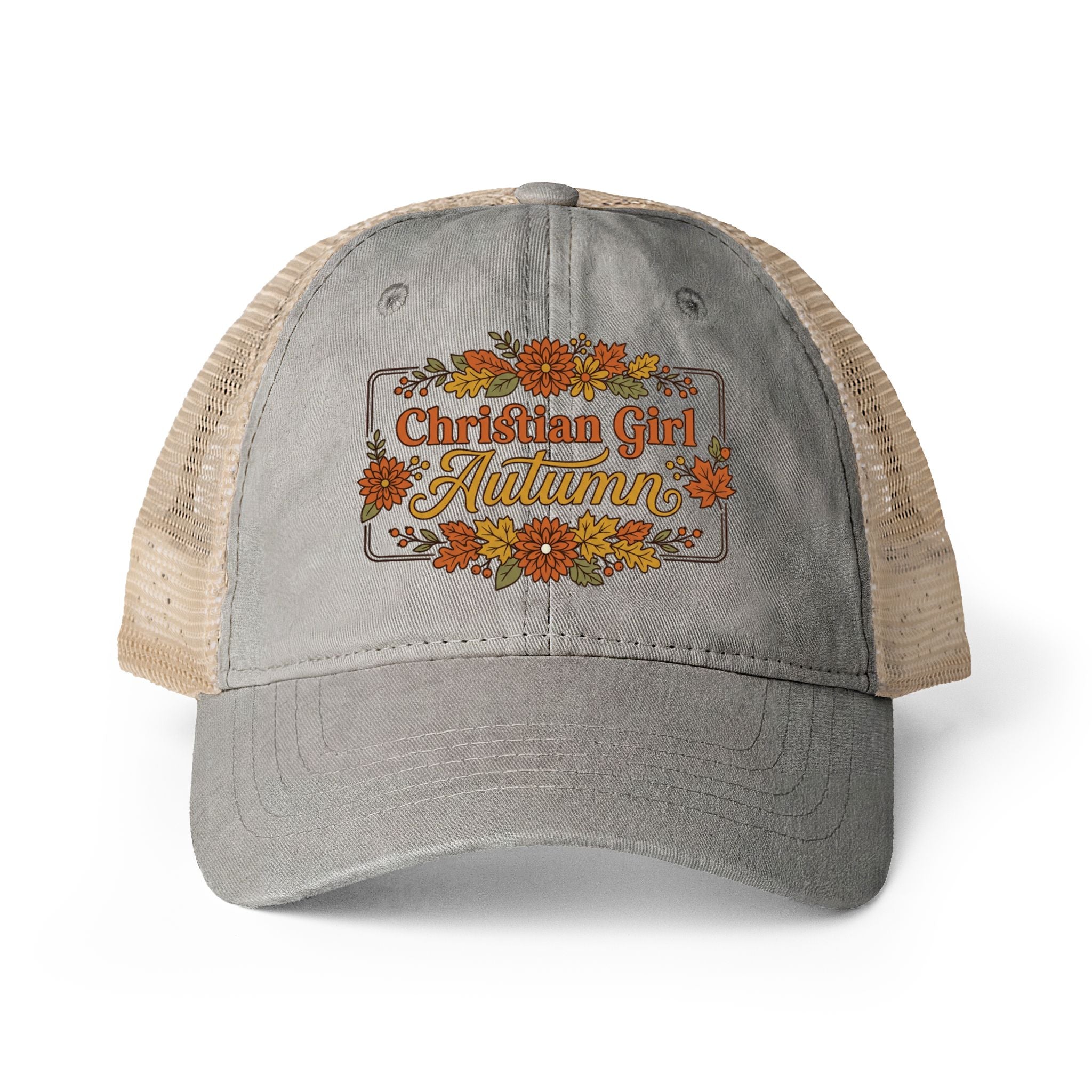 Women's Washed Mesh-Back Cap