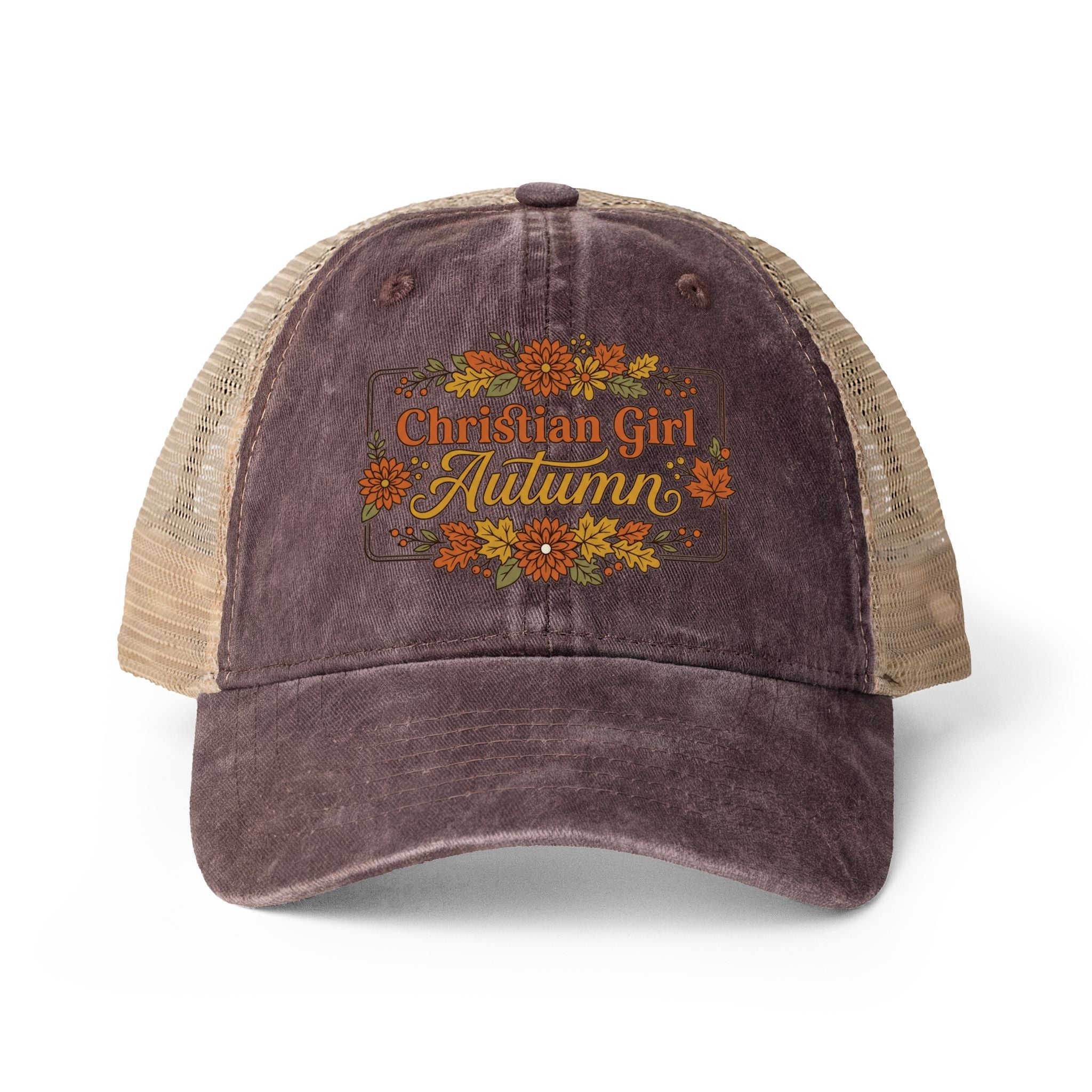 Women's Washed Mesh-Back Cap